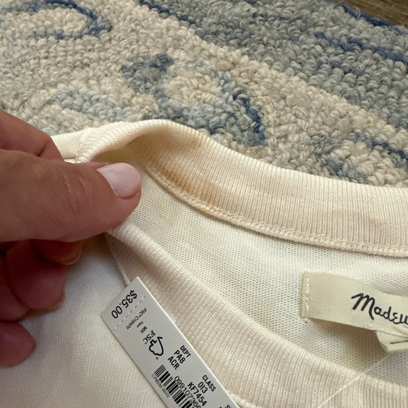 Madewell Graphic Crewneck Muscle Tee MED NQ080 - Picture 6 of 6